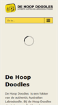 Mobile Screenshot of dehoopdoodles.nl