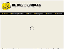 Tablet Screenshot of dehoopdoodles.nl